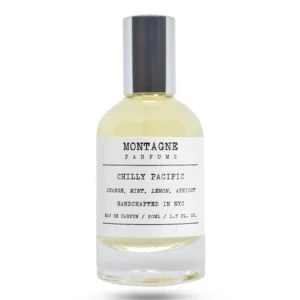 CHILLY+PACIFIC Fragrance bottle with citrus notes called Chilly Pacific